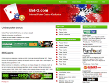 Tablet Screenshot of bet-g.com